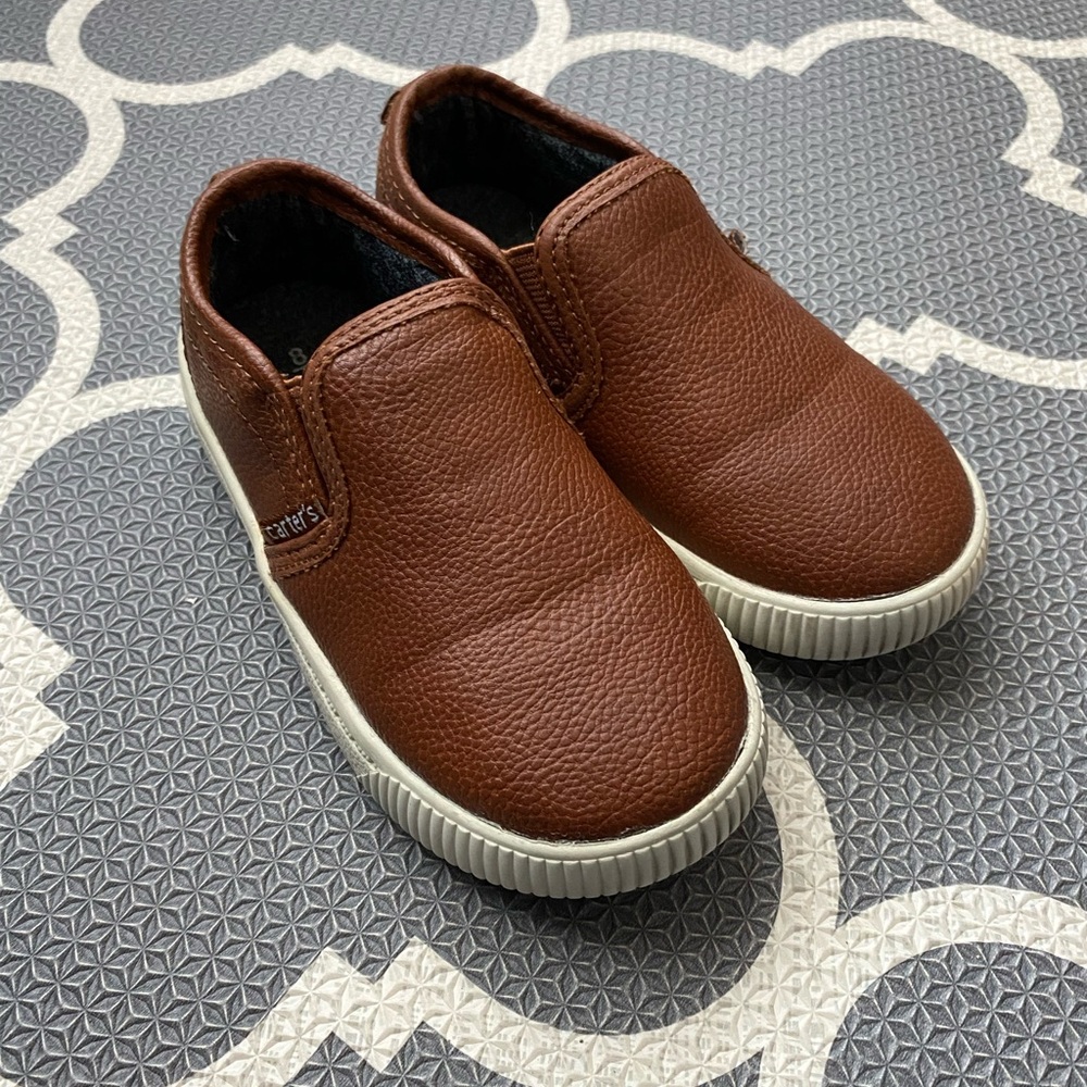 Carters toddler size 8 slip on shoes